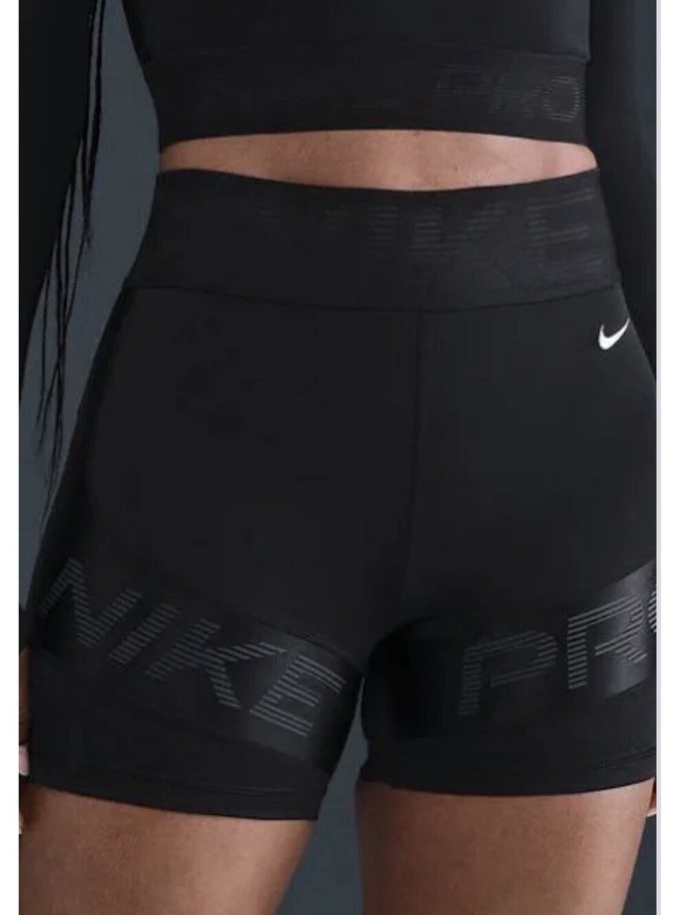 Nike Pro Women's Black Compression Shorts XL